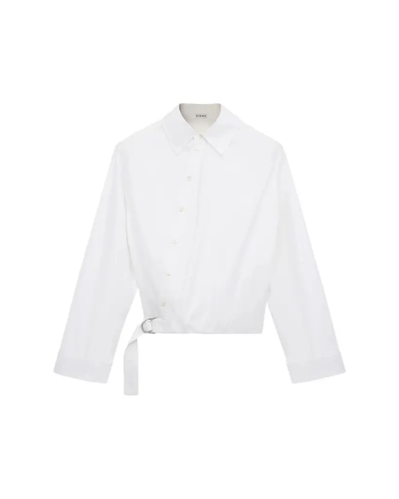 Loewe Asymmetric Twist Button-Front Shirt | Image 1 Loewe Asymmetric Twist Button-Front Shirt | Image 1