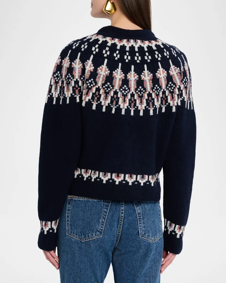 Loewe Wool-Blend Fair Isle Sweater | Thumbnail 11
