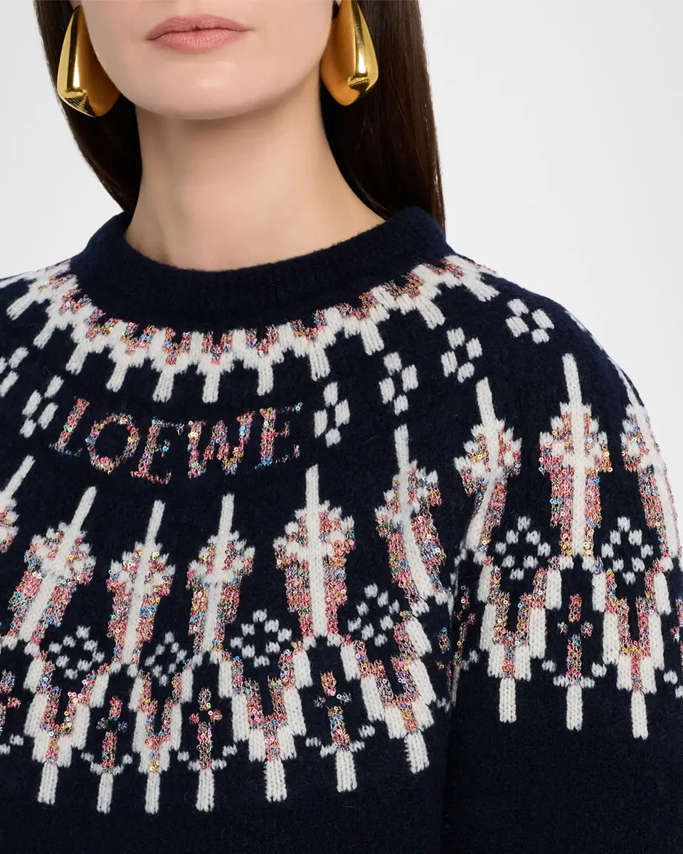 Loewe Wool-Blend Fair Isle Sweater | Thumbnail 13