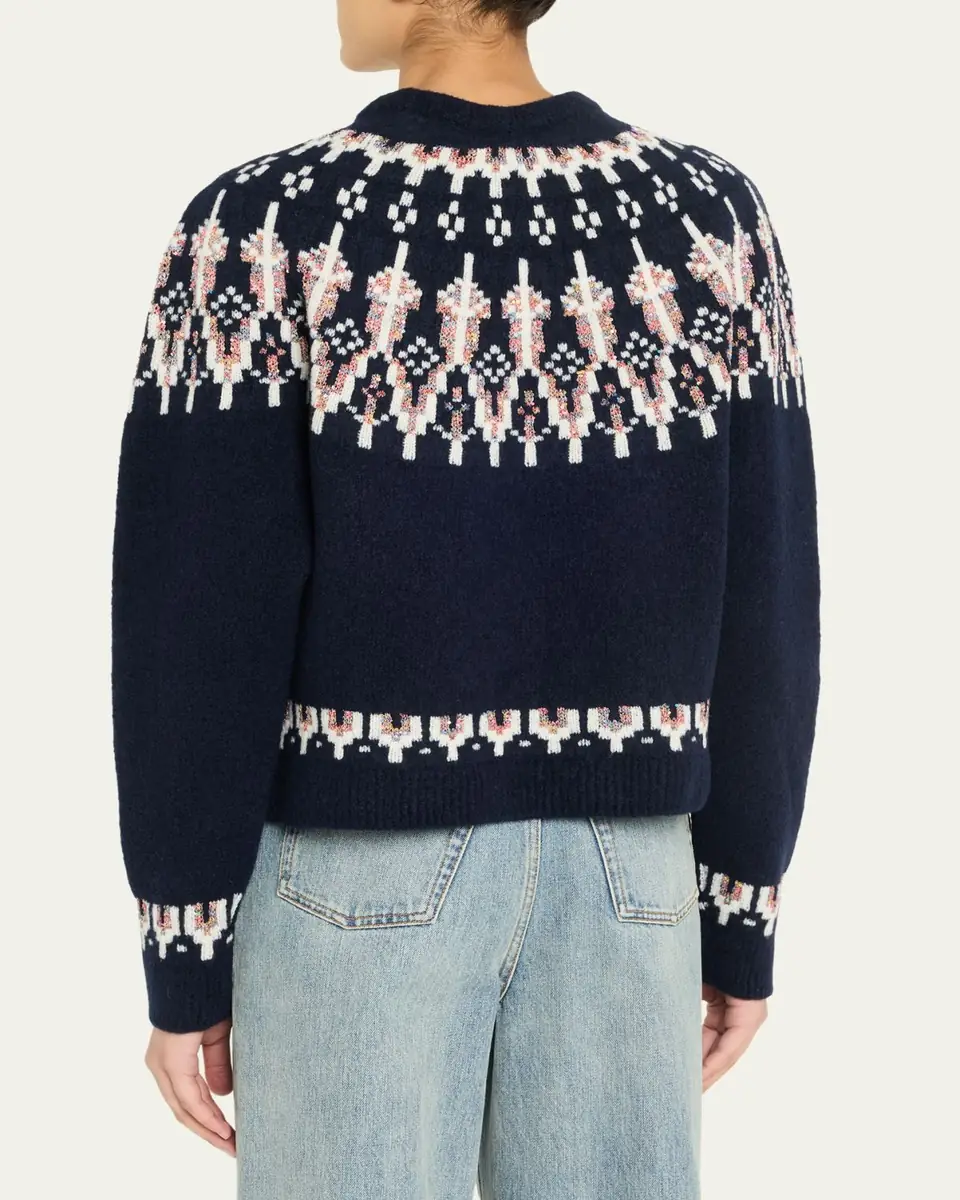 Loewe Wool-Blend Fair Isle Sweater | Thumbnail 3