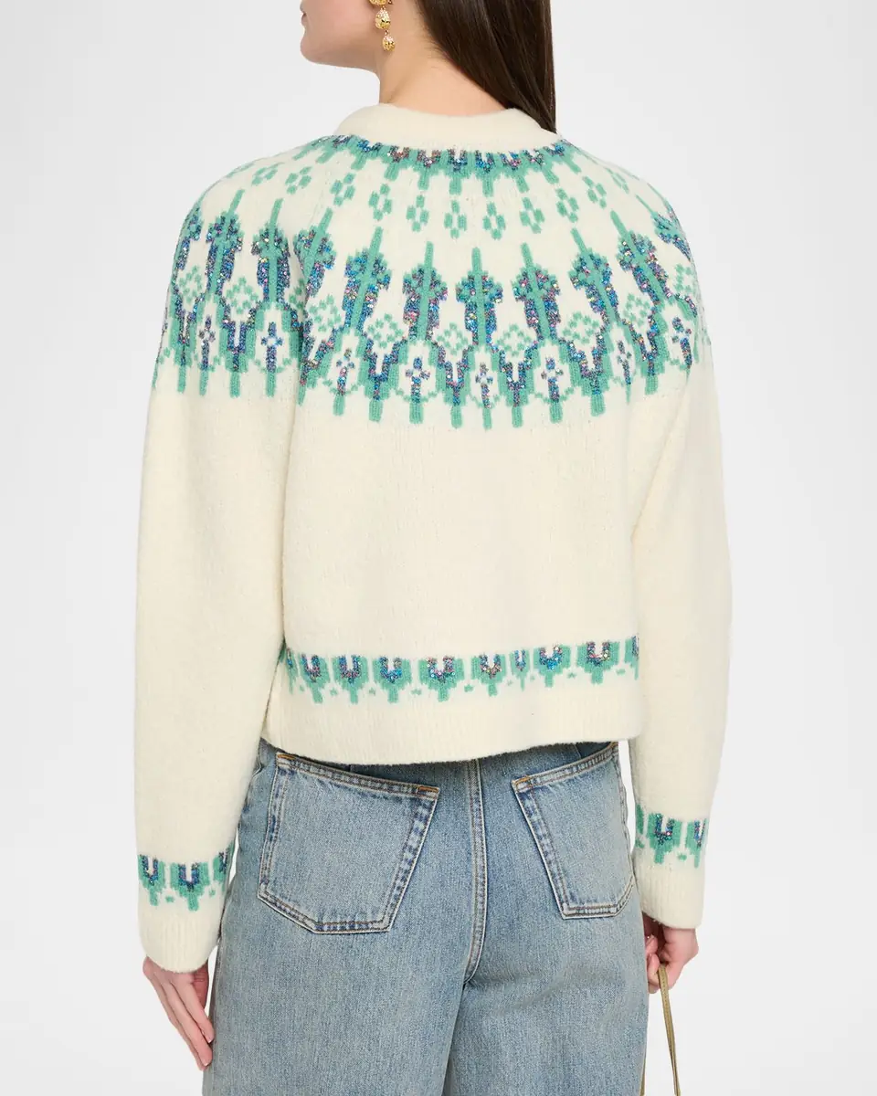 Loewe Wool-Blend Fair Isle Sweater | Thumbnail 7