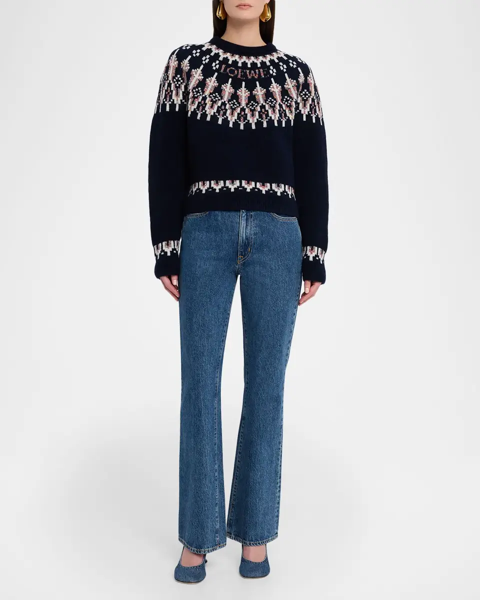 Loewe Wool-Blend Fair Isle Sweater | Thumbnail 10