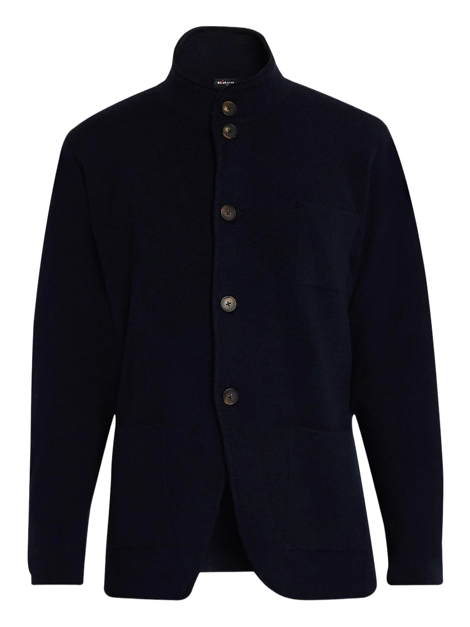 Kiton Men's Cashmere Knit Jacket