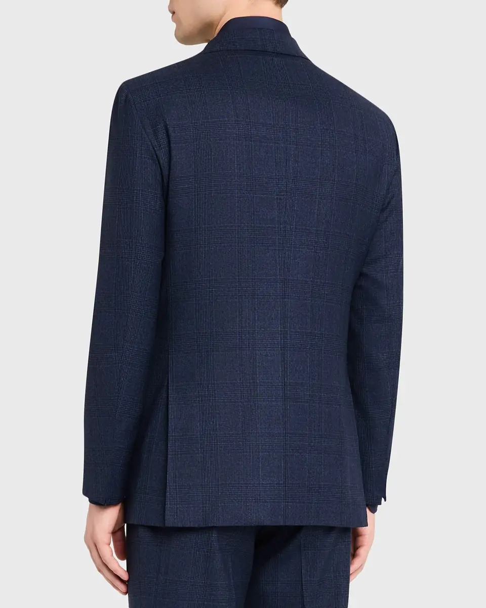 Kiton Men's Wool Tonal Plaid Single-Breasted Suit | Thumbnail 7 Kiton Men's Wool Tonal Plaid Single-Breasted Suit | Thumbnail 7
