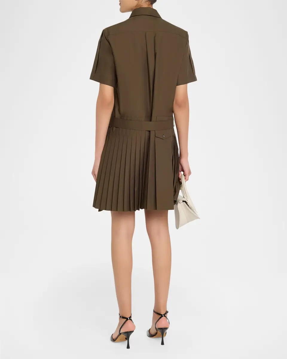 Loewe Belted Pleated Mini Shirtdress | Thumbnail 11 Loewe Belted Pleated Mini Shirtdress | Thumbnail 11