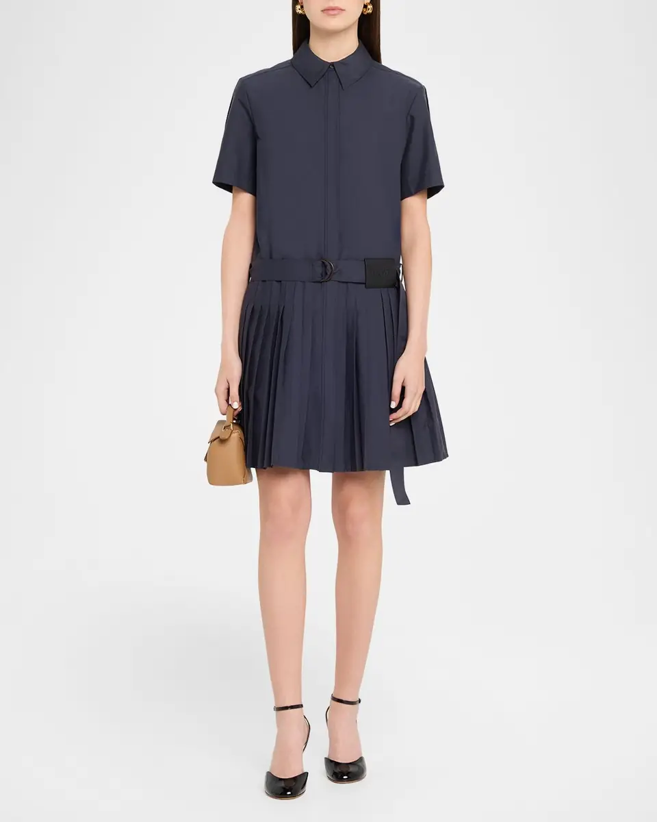 Loewe Belted Pleated Mini Shirtdress | Thumbnail 6 Loewe Belted Pleated Mini Shirtdress | Thumbnail 6