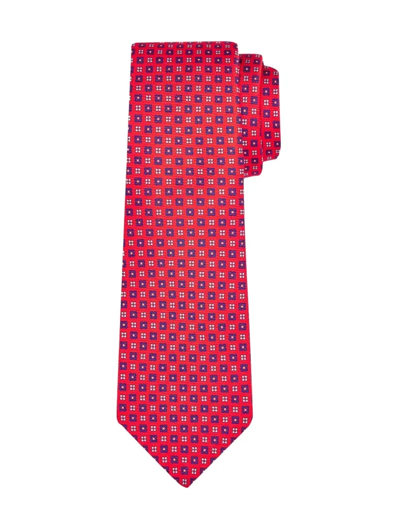 Men's Micro-Floral Silk 7-Fold Tie Men's Micro-Floral Silk 7-Fold Tie