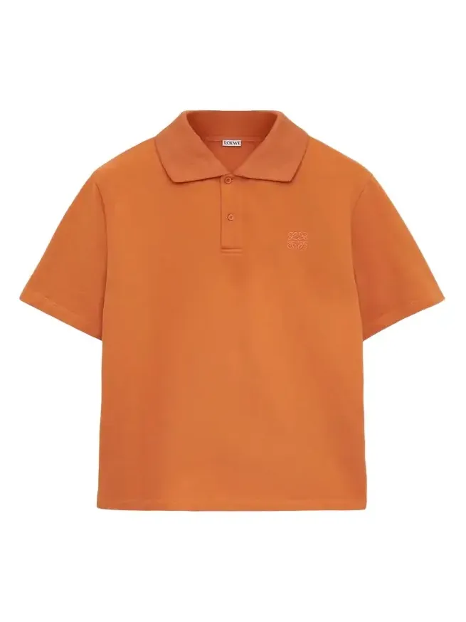 Men's Tonal Anagram Pique Polo Shirt