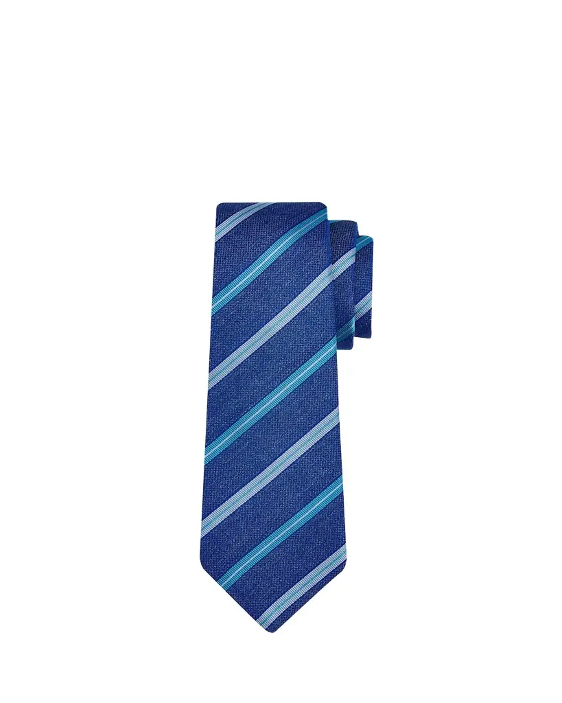 Men's Jacquard Stripe Silk 7-Fold Tie Men's Jacquard Stripe Silk 7-Fold Tie