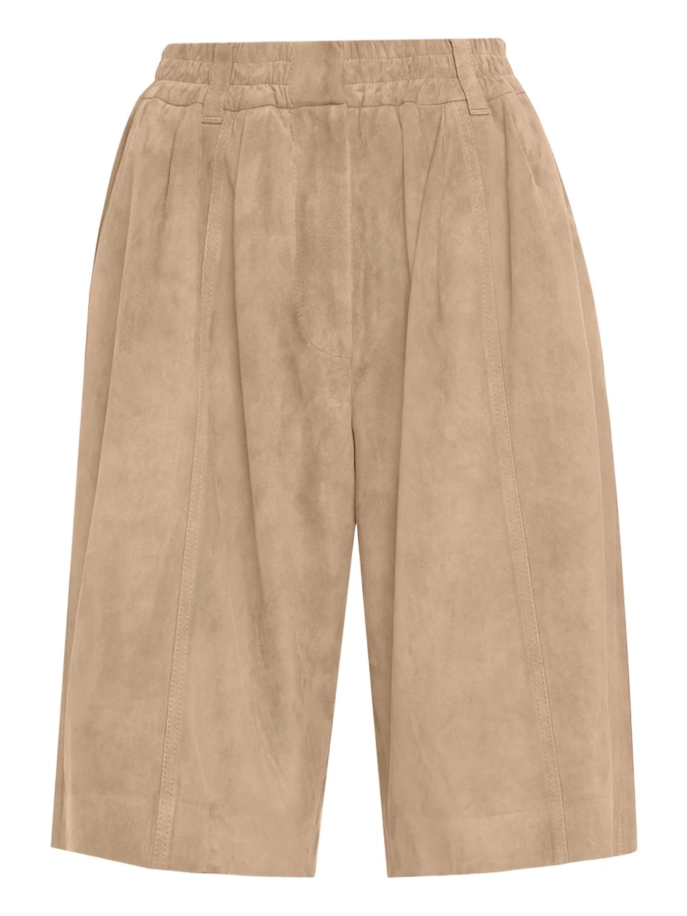 Couture Suede Pull-On Bermuda Shorts Couture Suede Pull-On Bermuda Shorts
