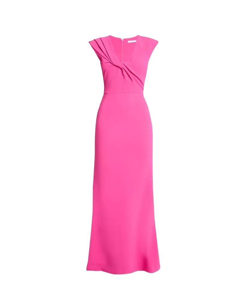 Givenchy Draped Scoop-Neck Sleeveless Maxi Dress | Image 1 Givenchy Draped Scoop-Neck Sleeveless Maxi Dress | Image 1