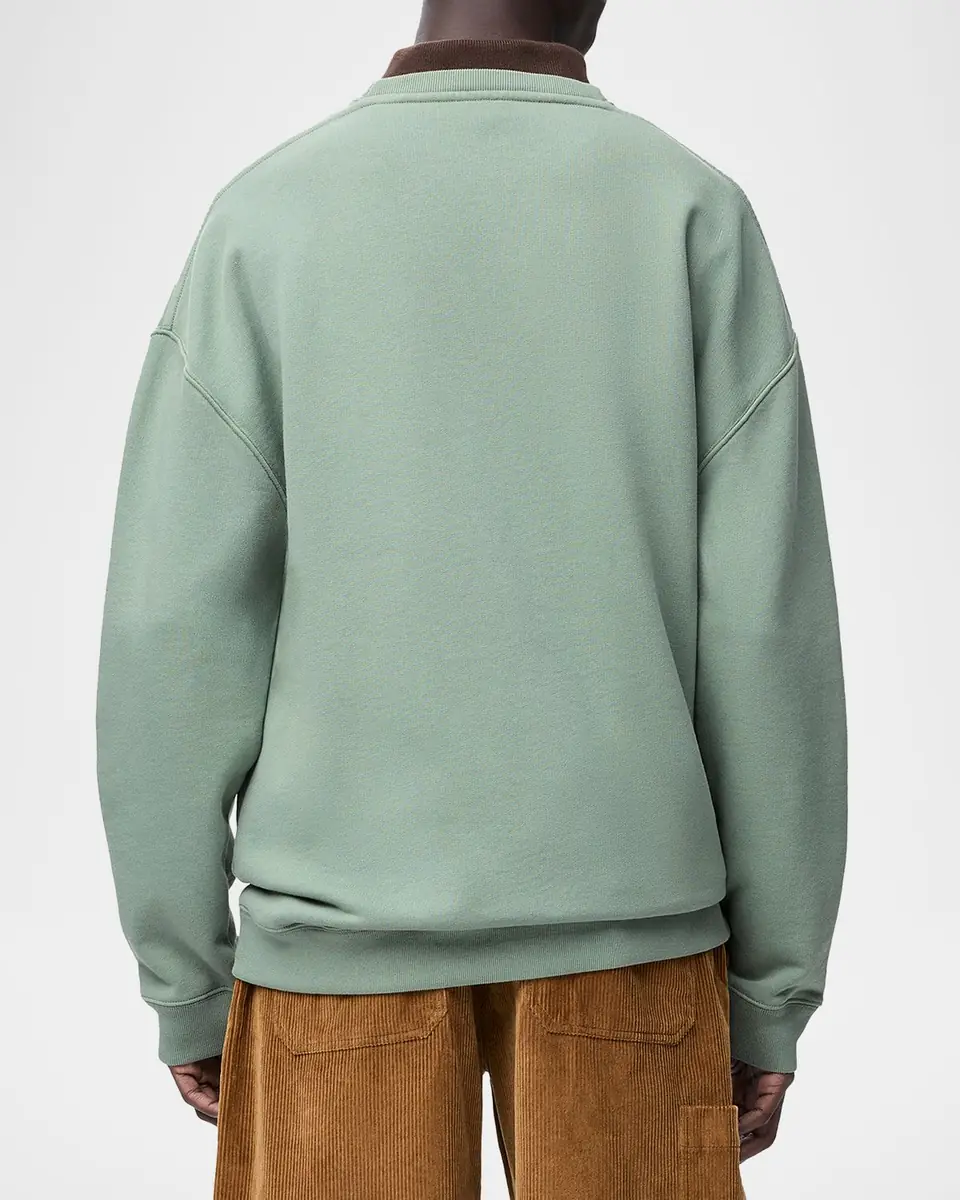 Loewe Men's Print-Embroidered Anagram Sweatshirt | Thumbnail 6 Loewe Men's Print-Embroidered Anagram Sweatshirt | Thumbnail 6