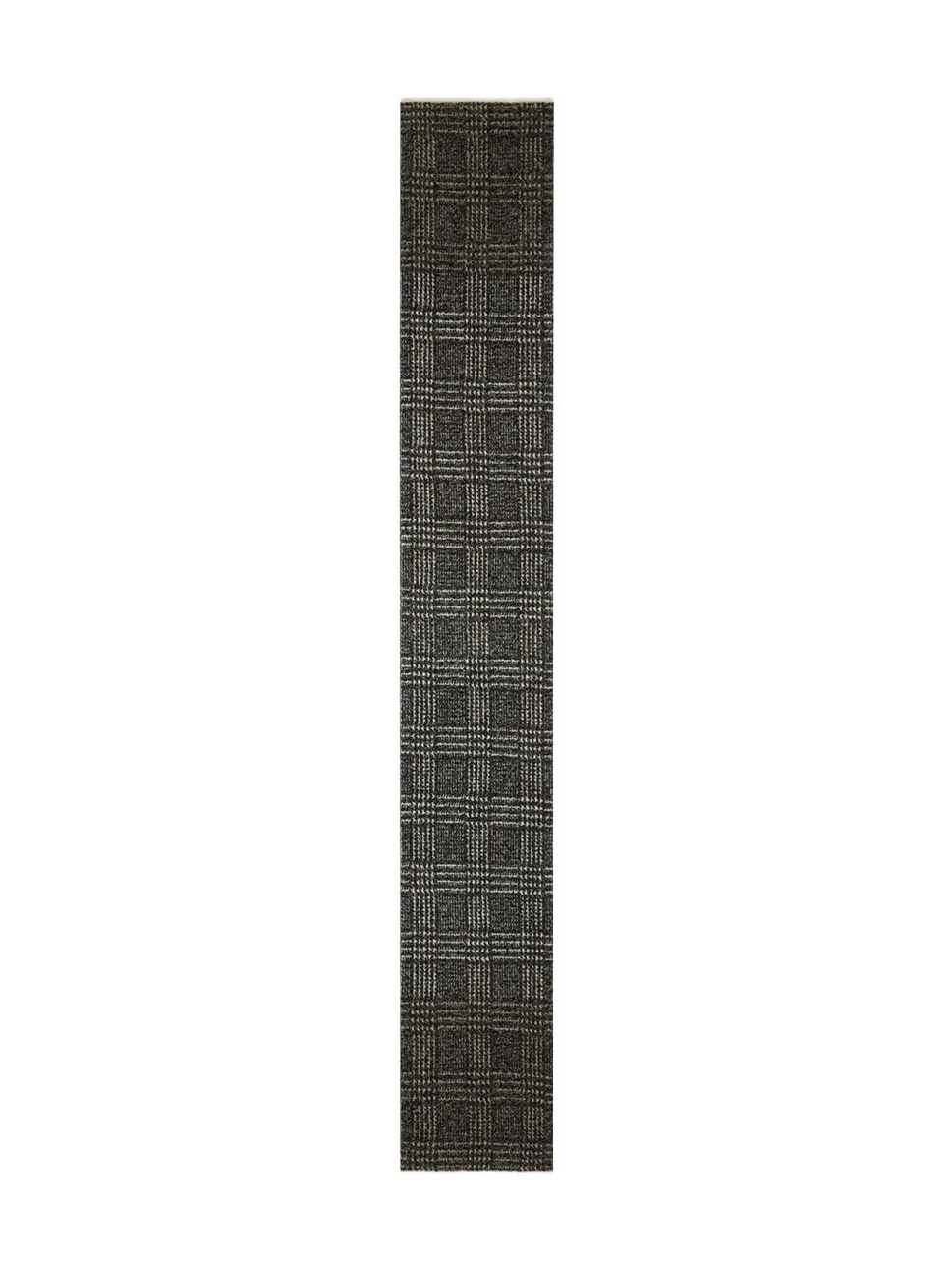 Plaid Cashmere Wool Blend Scarf
