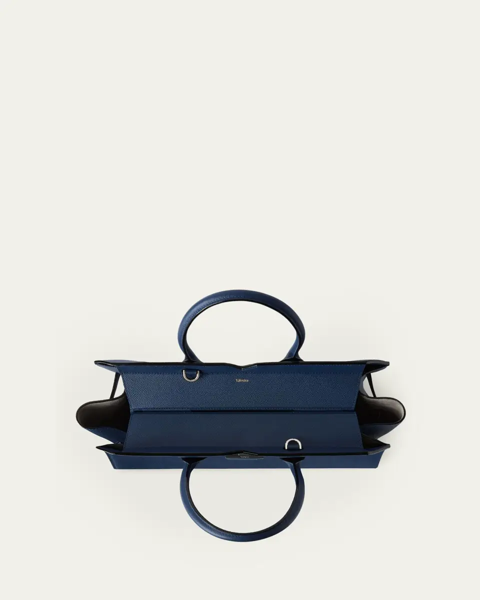 Valextra Men's Milano Large Millepunte Calfskin Top-Handle Bag | Thumbnail 8 Valextra Men's Milano Large Millepunte Calfskin Top-Handle Bag | Thumbnail 8