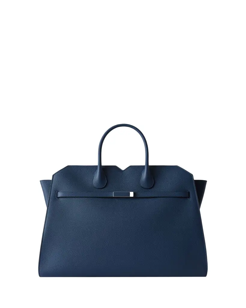 Valextra Men's Milano Large Millepunte Calfskin Top-Handle Bag | Image 1 Valextra Men's Milano Large Millepunte Calfskin Top-Handle Bag | Image 1