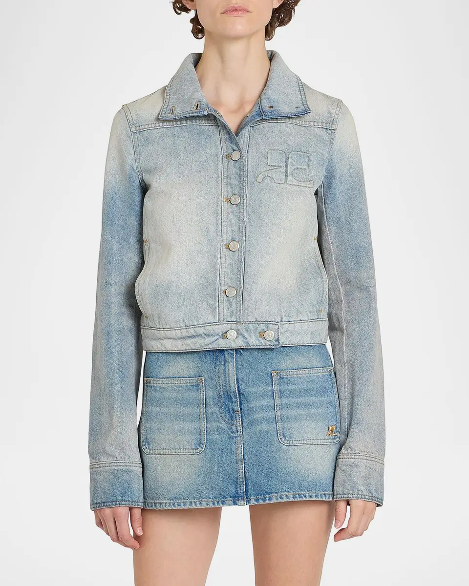 Courrèges Reedition Denim Jacket | Thumbnail 7 Courrèges Reedition Denim Jacket | Thumbnail 7