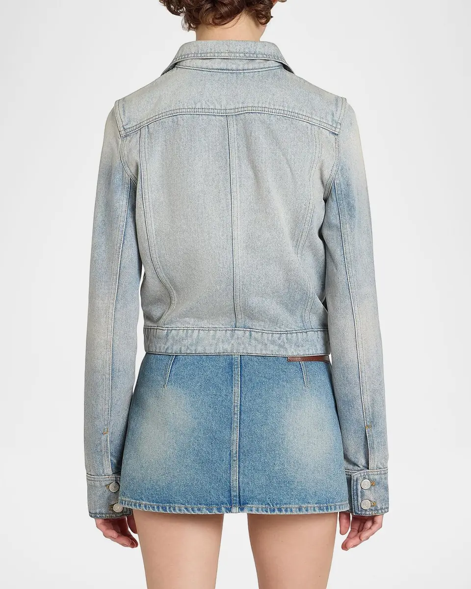 Courrèges Reedition Denim Jacket | Thumbnail 8 Courrèges Reedition Denim Jacket | Thumbnail 8