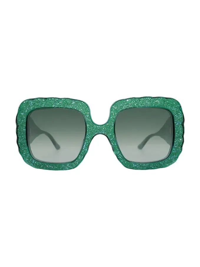 Anna-Karin Karlsson Shade of Shelly Crystal Square Sunglasses