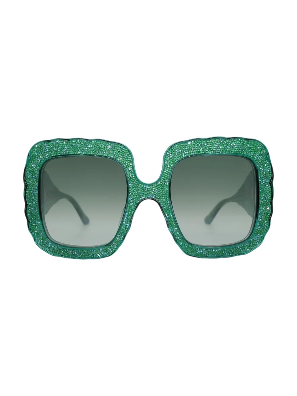 Anna-Karin Karlsson Shade of Shelly Crystal Square Sunglasses