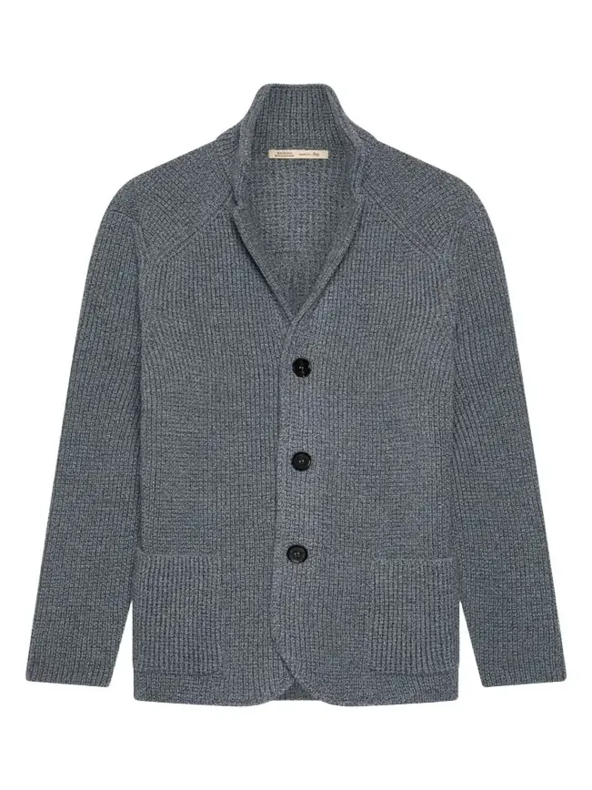 Baldassari Men's Brenta Slim Wool Knit Swacket
