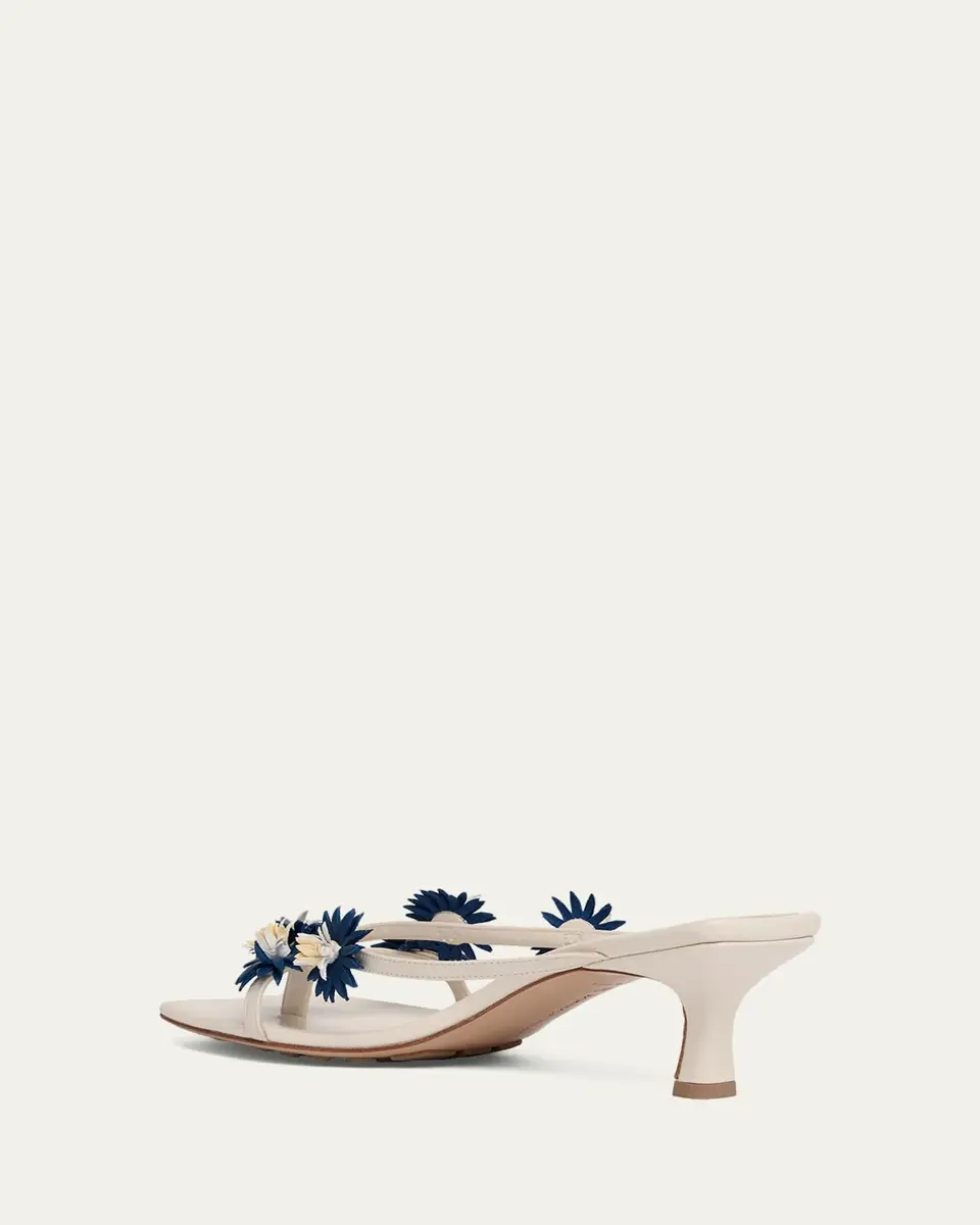Bottega Veneta Riva Floral Leather Kitten-Heel Sandals | Thumbnail 11 Bottega Veneta Riva Floral Leather Kitten-Heel Sandals | Thumbnail 11