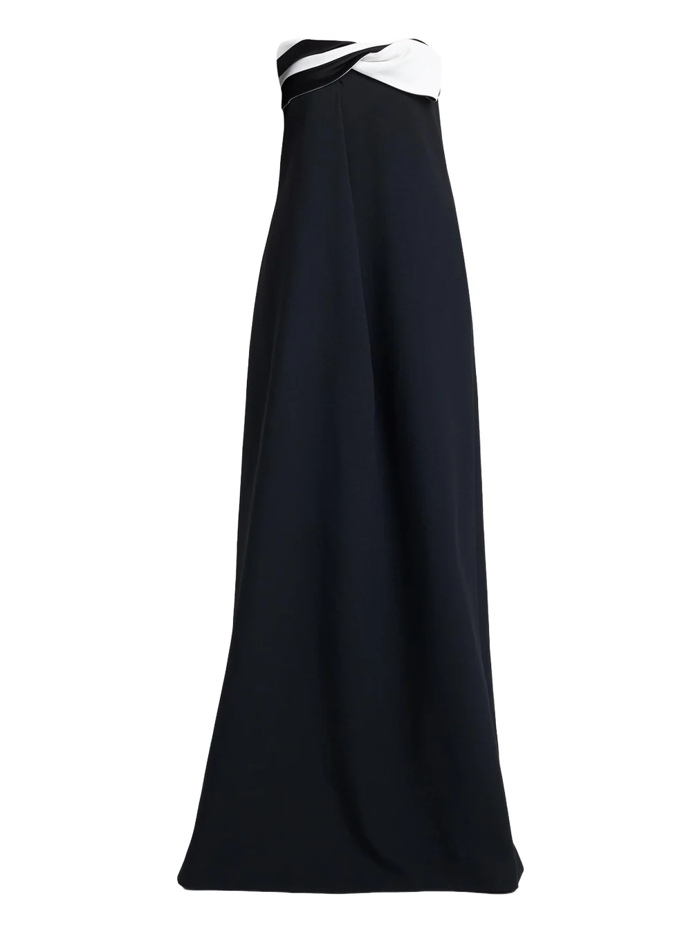 Bicolor Twisted Off-The-Shoulder Satin Gown Bicolor Twisted Off-The-Shoulder Satin Gown