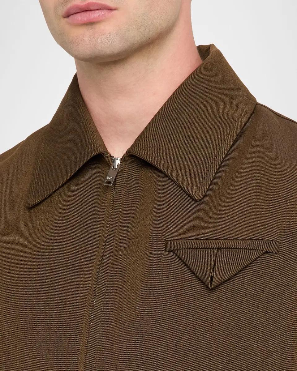Bottega Veneta Men's Wool Blouson Jacket | Thumbnail 9