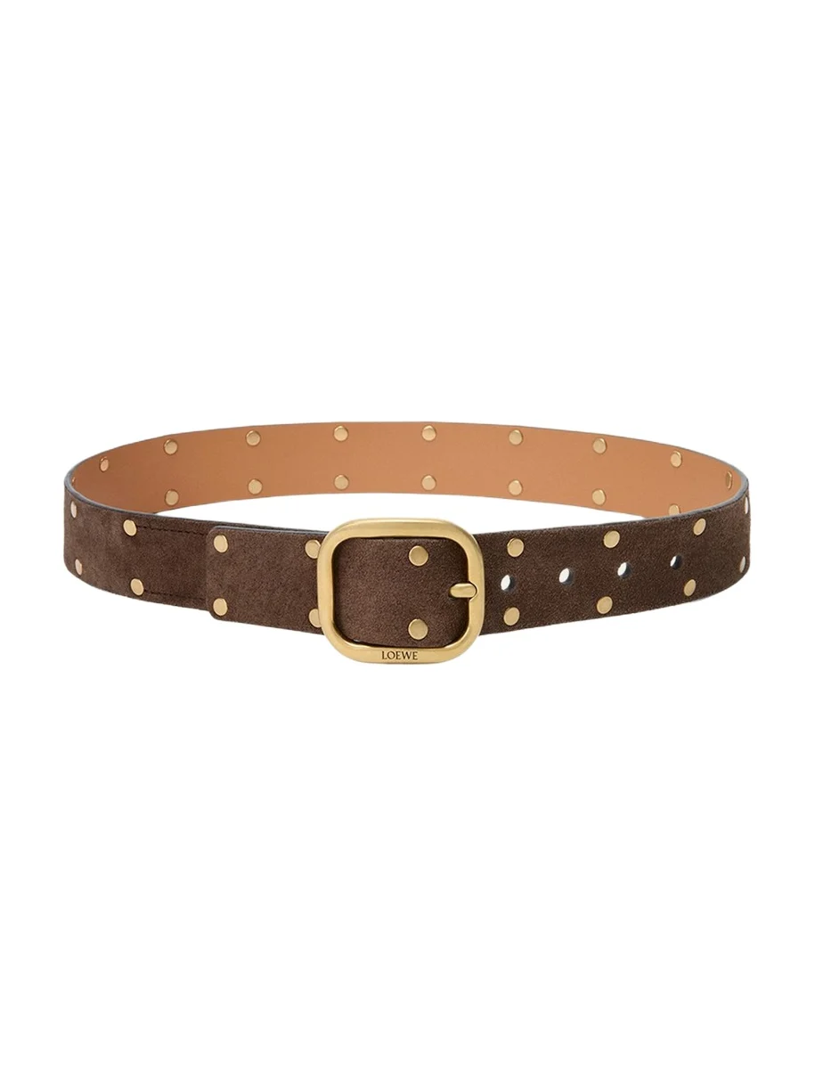 Loewe Rounded Suede Belt