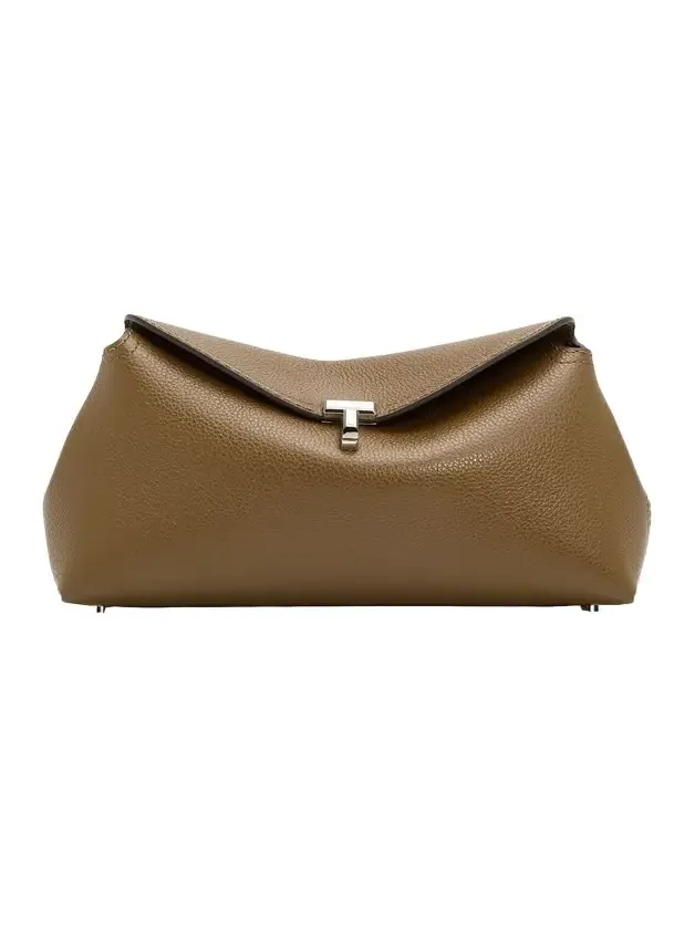 T-Lock Soft Textured Palmellato Leather Clutch T-Lock Soft Textured Palmellato Leather Clutch