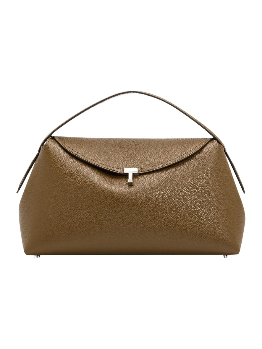 T-Lock Grain Leather Top-Handle Bag T-Lock Grain Leather Top-Handle Bag