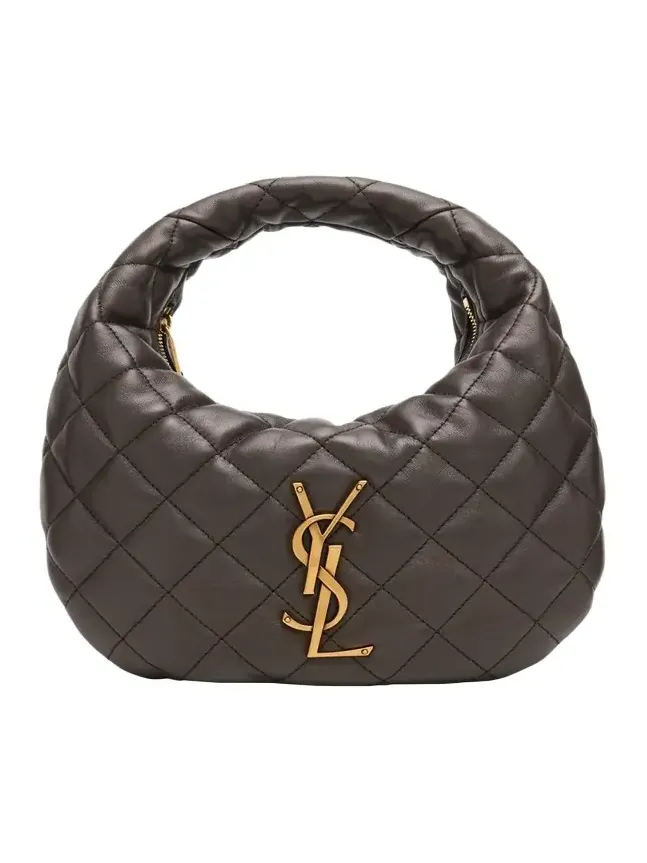 Icarino Baby YSL Quilted Leather Hobo Bag Icarino Baby YSL Quilted Leather Hobo Bag