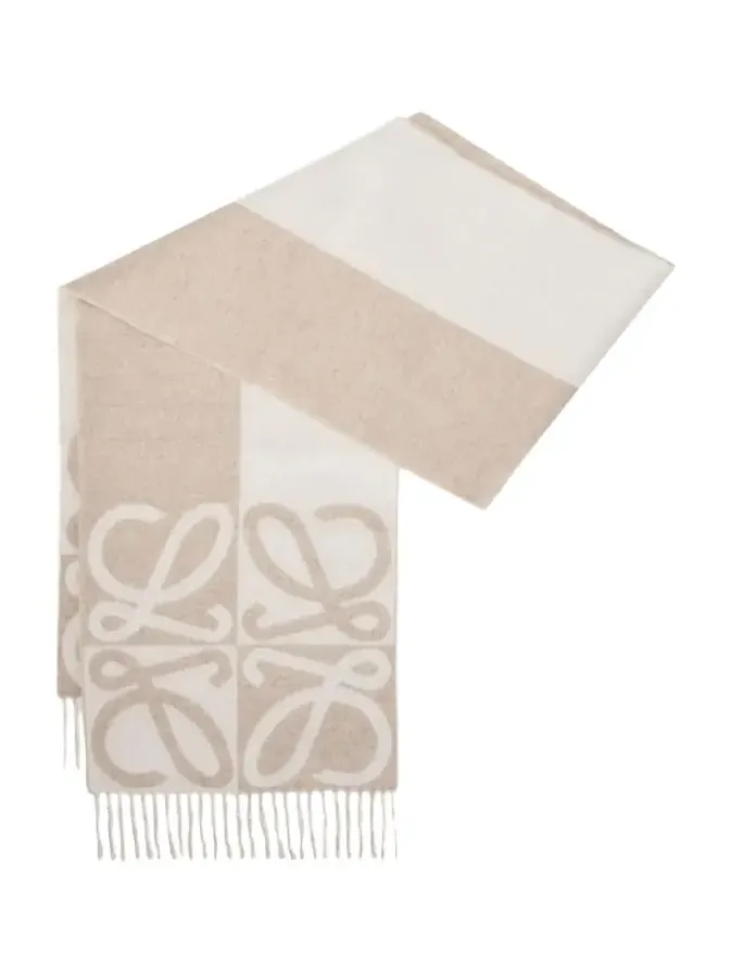 Wool and Cashmere Anagram Scarf Wool and Cashmere Anagram Scarf
