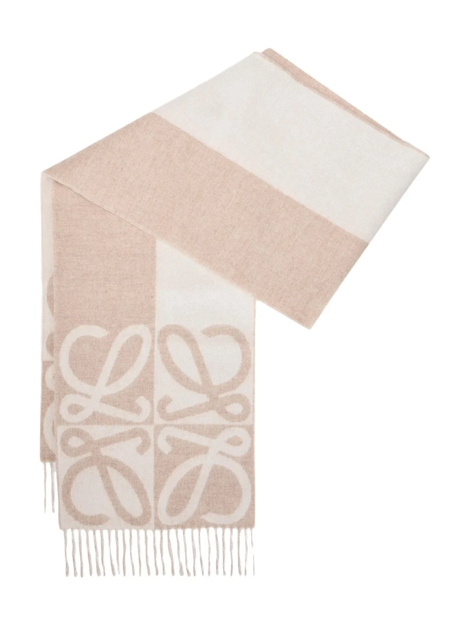 Wool and Cashmere Anagram Scarf