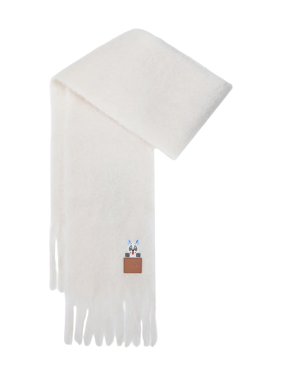 x Louis Wain Mohair and Wool Blend Scarf