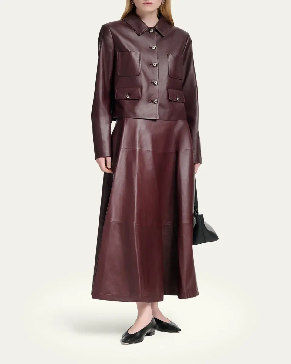 Altuzarra Astley Tailored Leather Jacket | Thumbnail 2 Altuzarra Astley Tailored Leather Jacket | Thumbnail 2