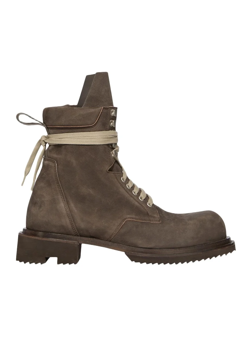 Men's Low Army Gabe Leather Lace-Up Ankle Boots Men's Low Army Gabe Leather Lace-Up Ankle Boots