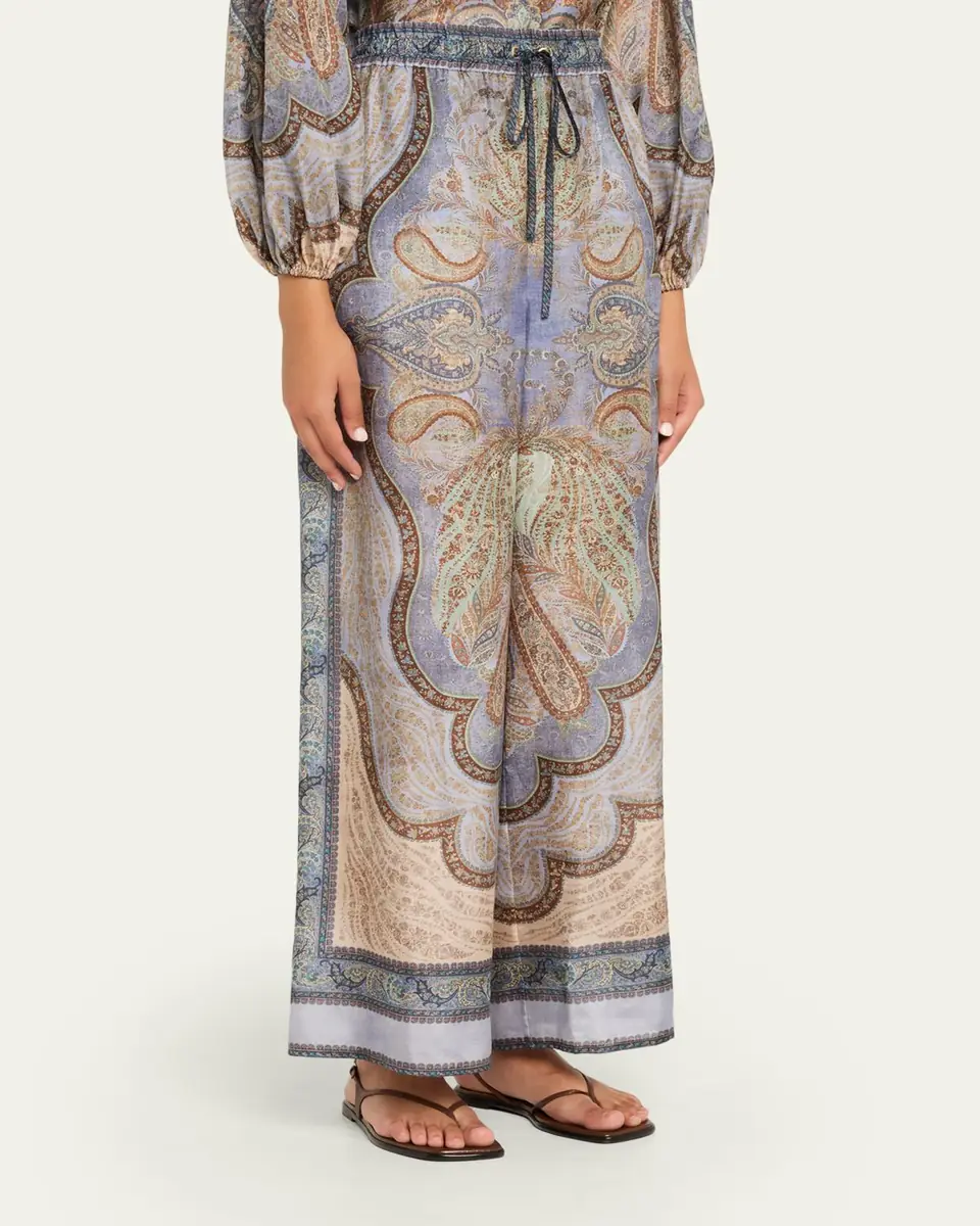 Zimmermann Wanderlust Relaxed Silk Pants | Thumbnail 3