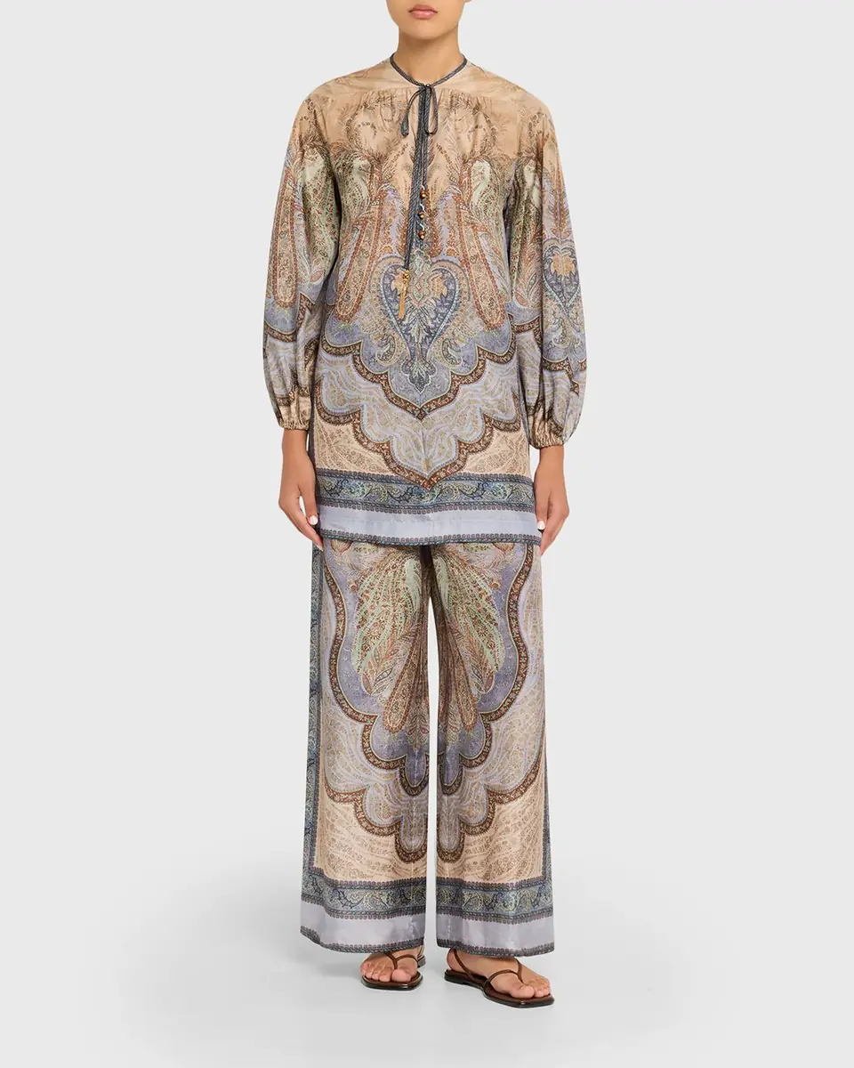 Zimmermann Wanderlust Relaxed Silk Pants | Thumbnail 5