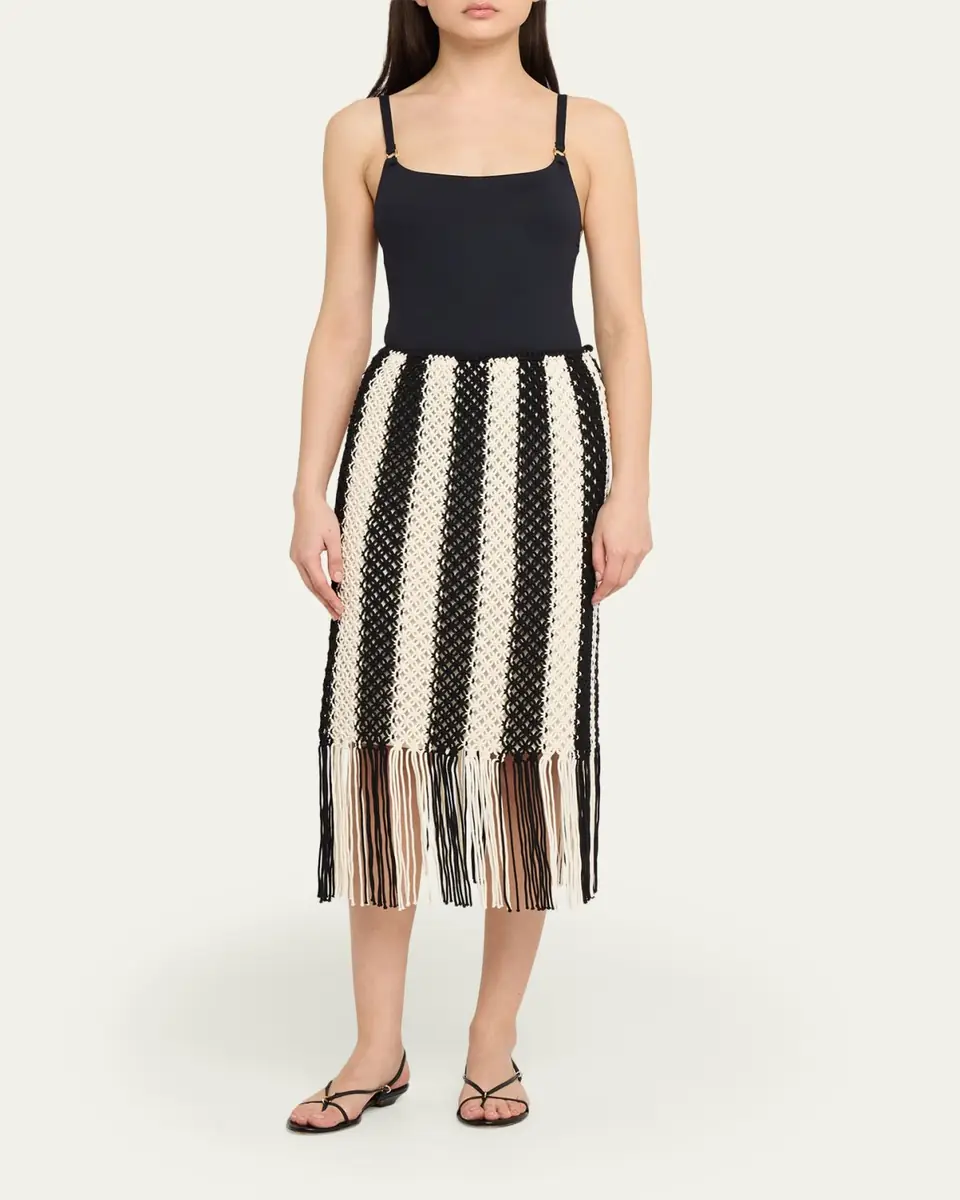 Zimmermann Wanderlust Macrame Maxi Skirt | Thumbnail 2 Zimmermann Wanderlust Macrame Maxi Skirt | Thumbnail 2