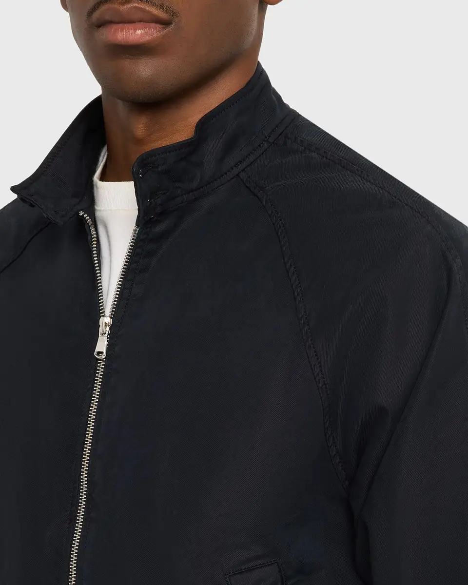 OFFICINE GÉNÉRALE Men's Faded Black Cotton Twill Cory Jacket | Thumbnail 9 OFFICINE GÉNÉRALE Men's Faded Black Cotton Twill Cory Jacket | Thumbnail 9