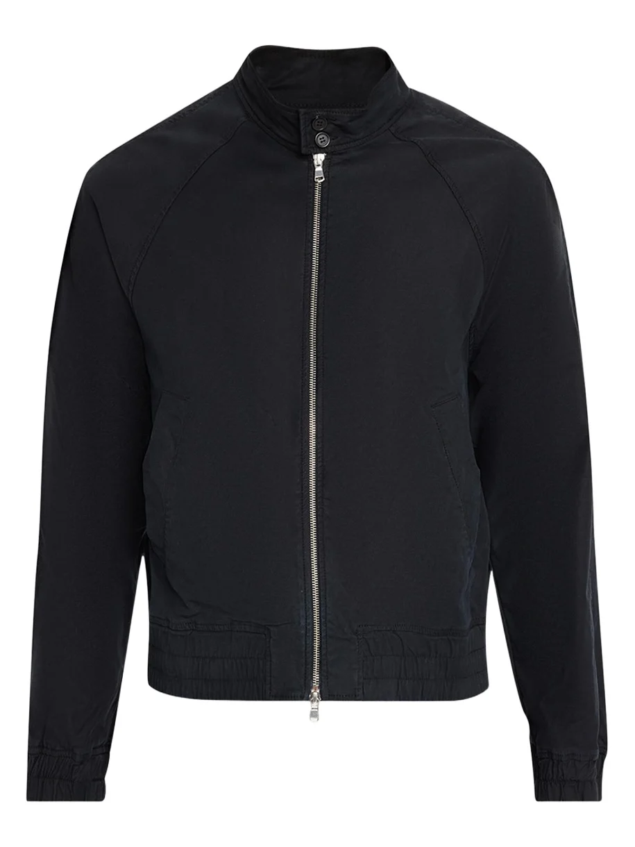 OFFICINE GÉNÉRALE Men's Faded Black Cotton Twill Cory Jacket