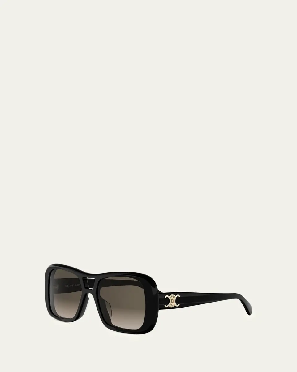 Celine Triomphe Navigator Acetate Sunglasses | Thumbnail 2 Celine Triomphe Navigator Acetate Sunglasses | Thumbnail 2