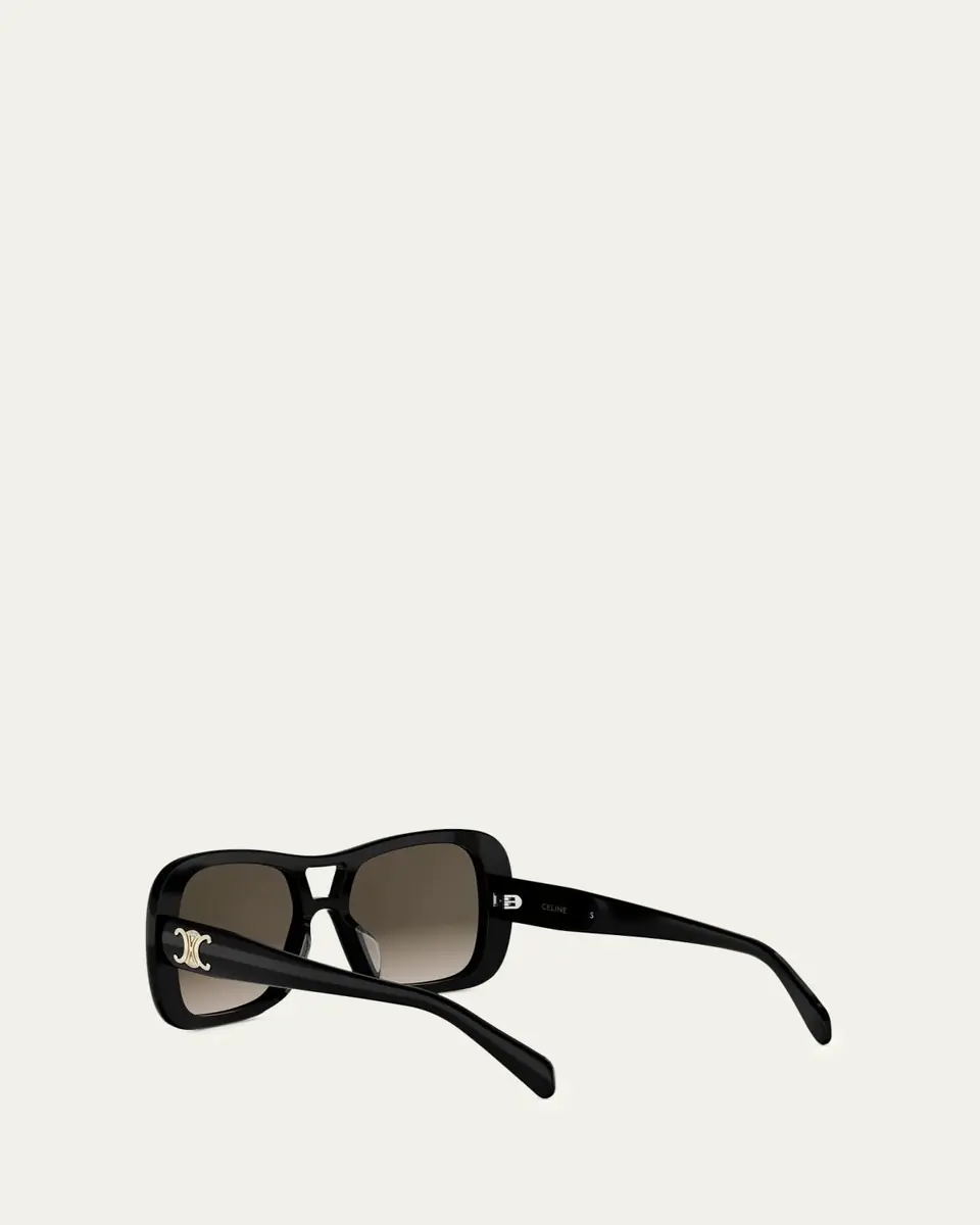 Celine Triomphe Navigator Acetate Sunglasses | Thumbnail 3 Celine Triomphe Navigator Acetate Sunglasses | Thumbnail 3