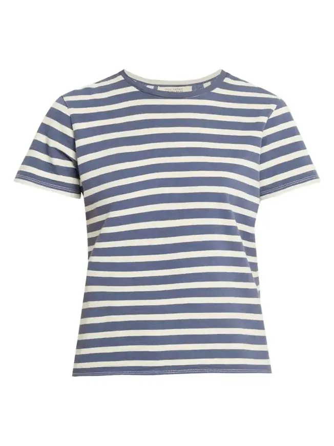 Lana Striped Short-Sleeve T-Shirt Lana Striped Short-Sleeve T-Shirt