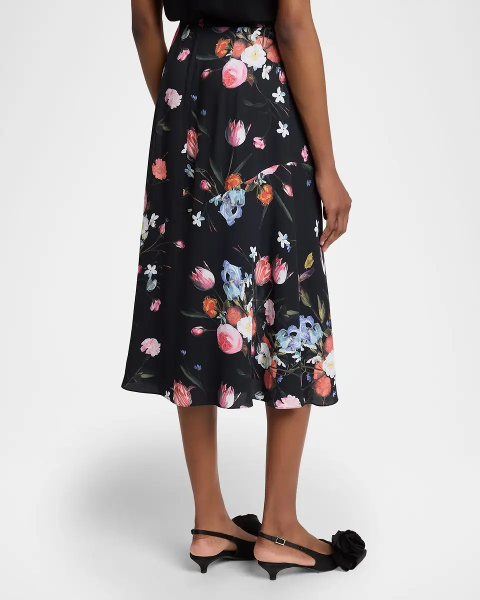 Erdem Floral-Print Crepe A-Line Midi Skirt | Thumbnail 7 Erdem Floral-Print Crepe A-Line Midi Skirt | Thumbnail 7