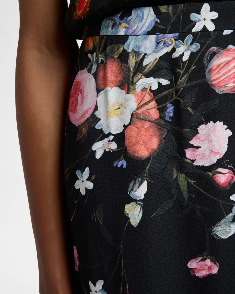 Erdem Floral-Print Crepe A-Line Midi Skirt | Thumbnail 9 Erdem Floral-Print Crepe A-Line Midi Skirt | Thumbnail 9