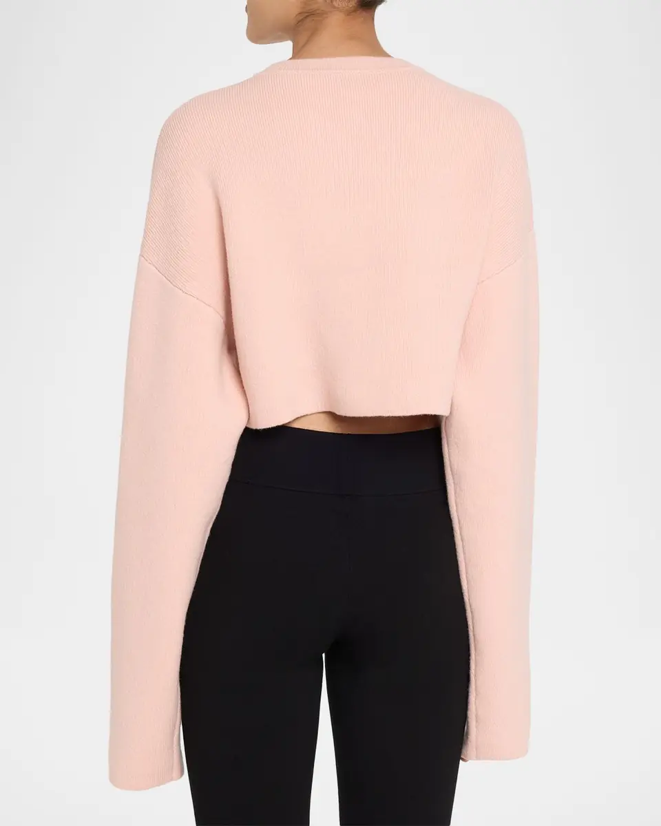 Toteme Cropped Oversized Wool Cardigan | Thumbnail 11