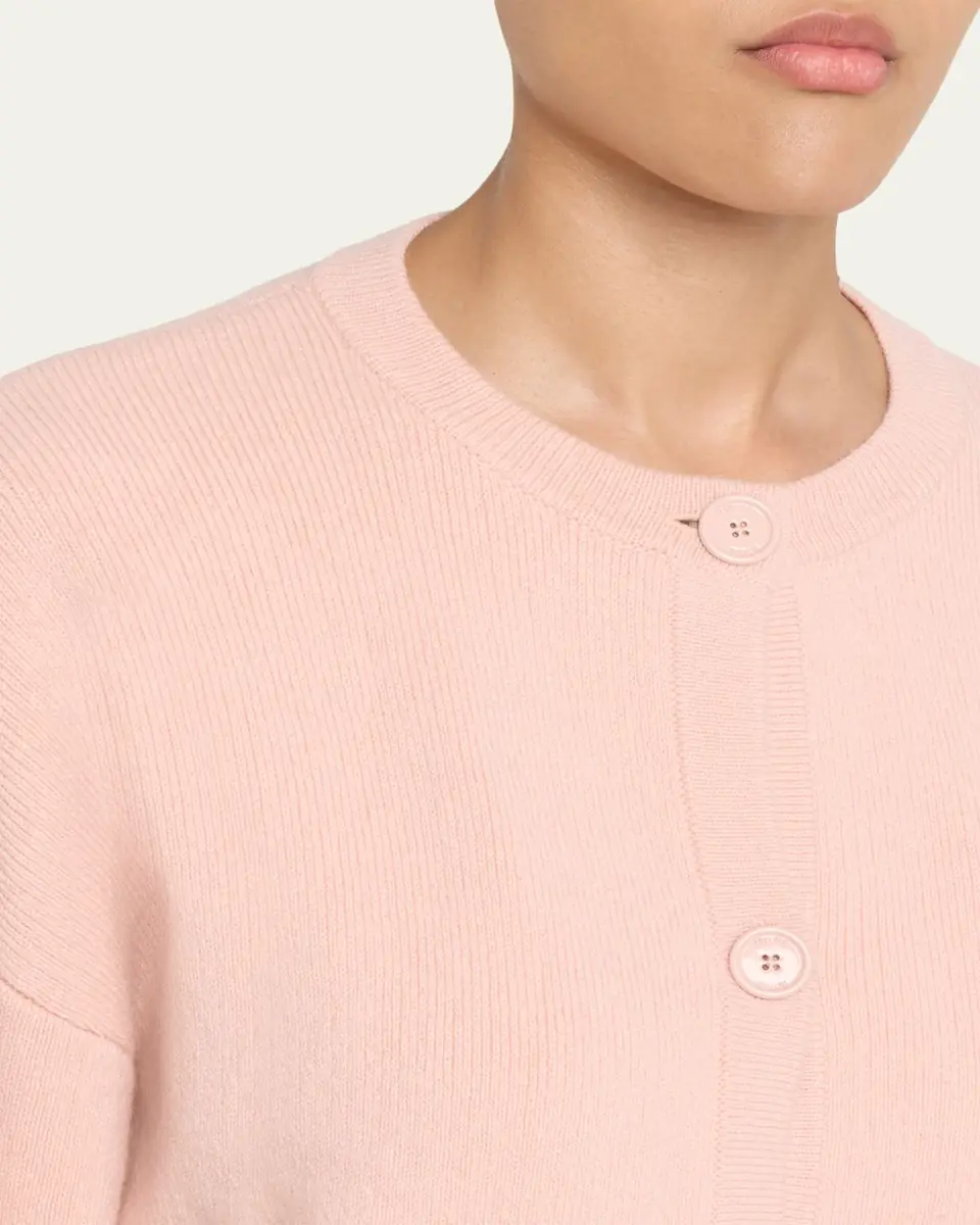 Toteme Cropped Oversized Wool Cardigan | Thumbnail 9
