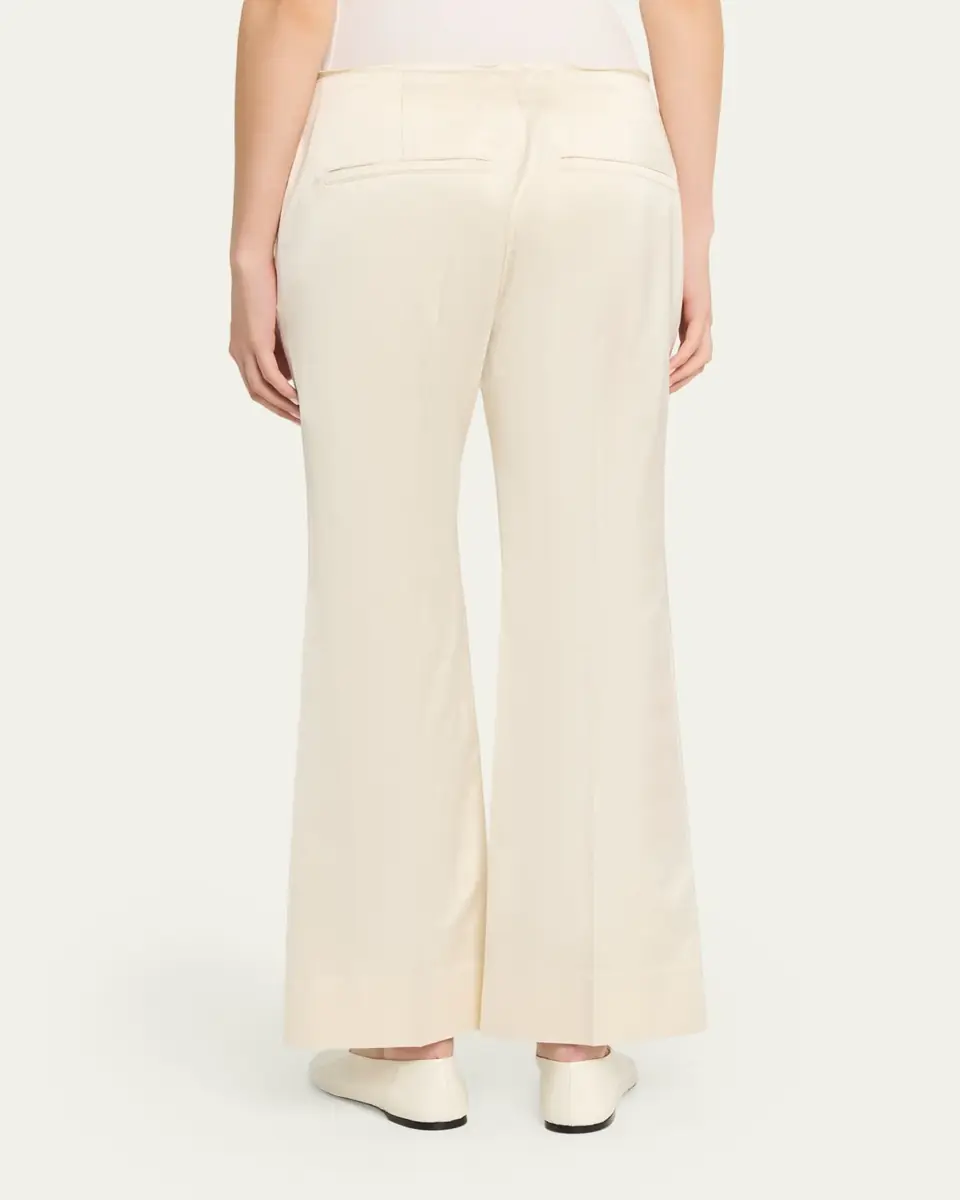 TOTEME Kick Flare Raw-Edge Trousers | Thumbnail 3