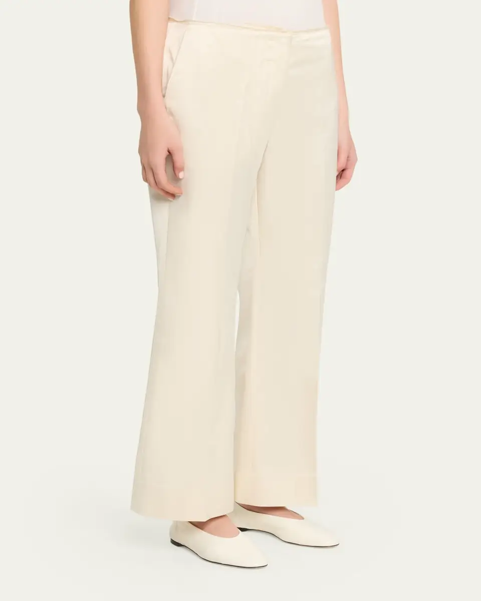 TOTEME Kick Flare Raw-Edge Trousers | Thumbnail 4